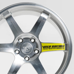 RAYS | TE37 VOLK RACING Diamond Silver | Yellow