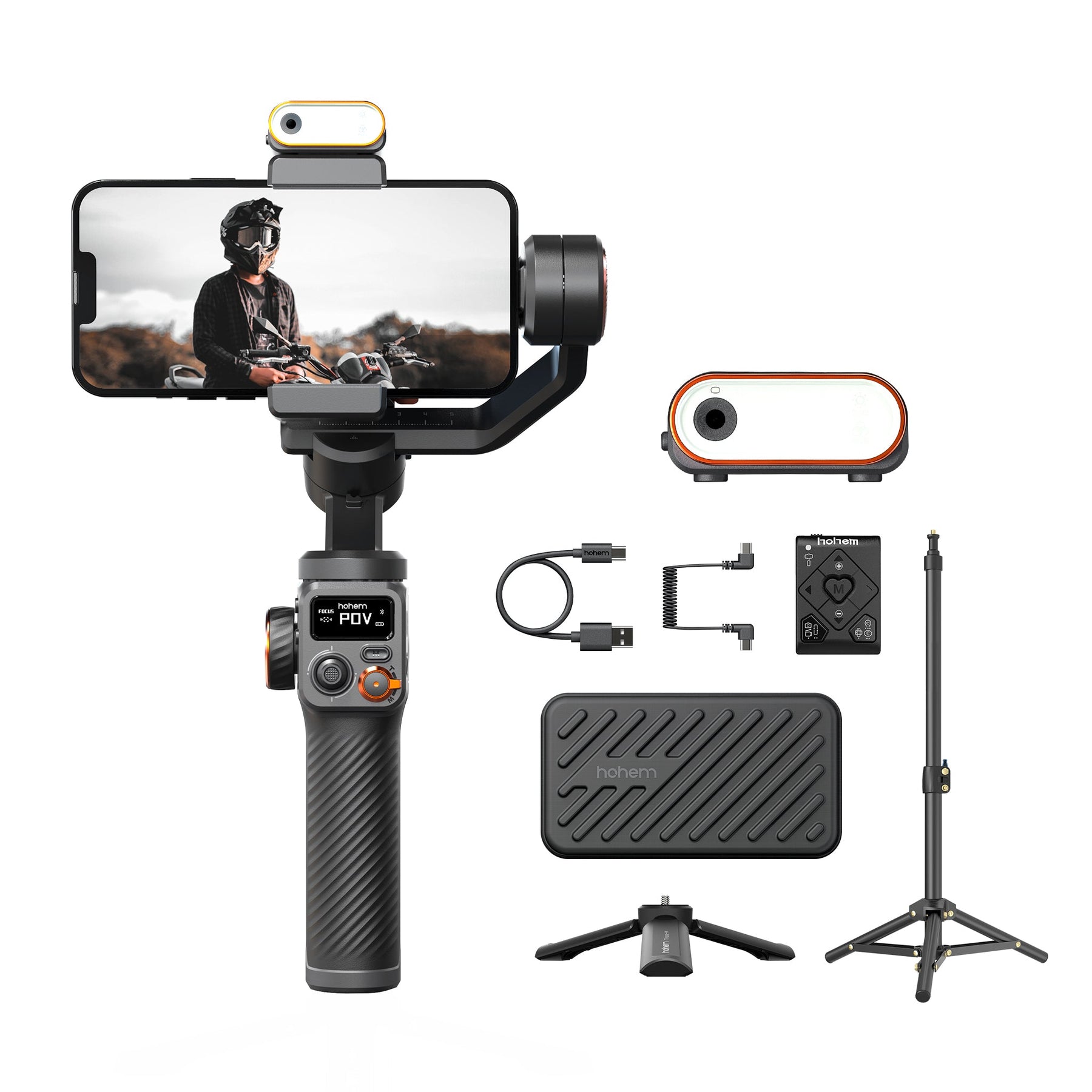 hohem gimbal with tripod