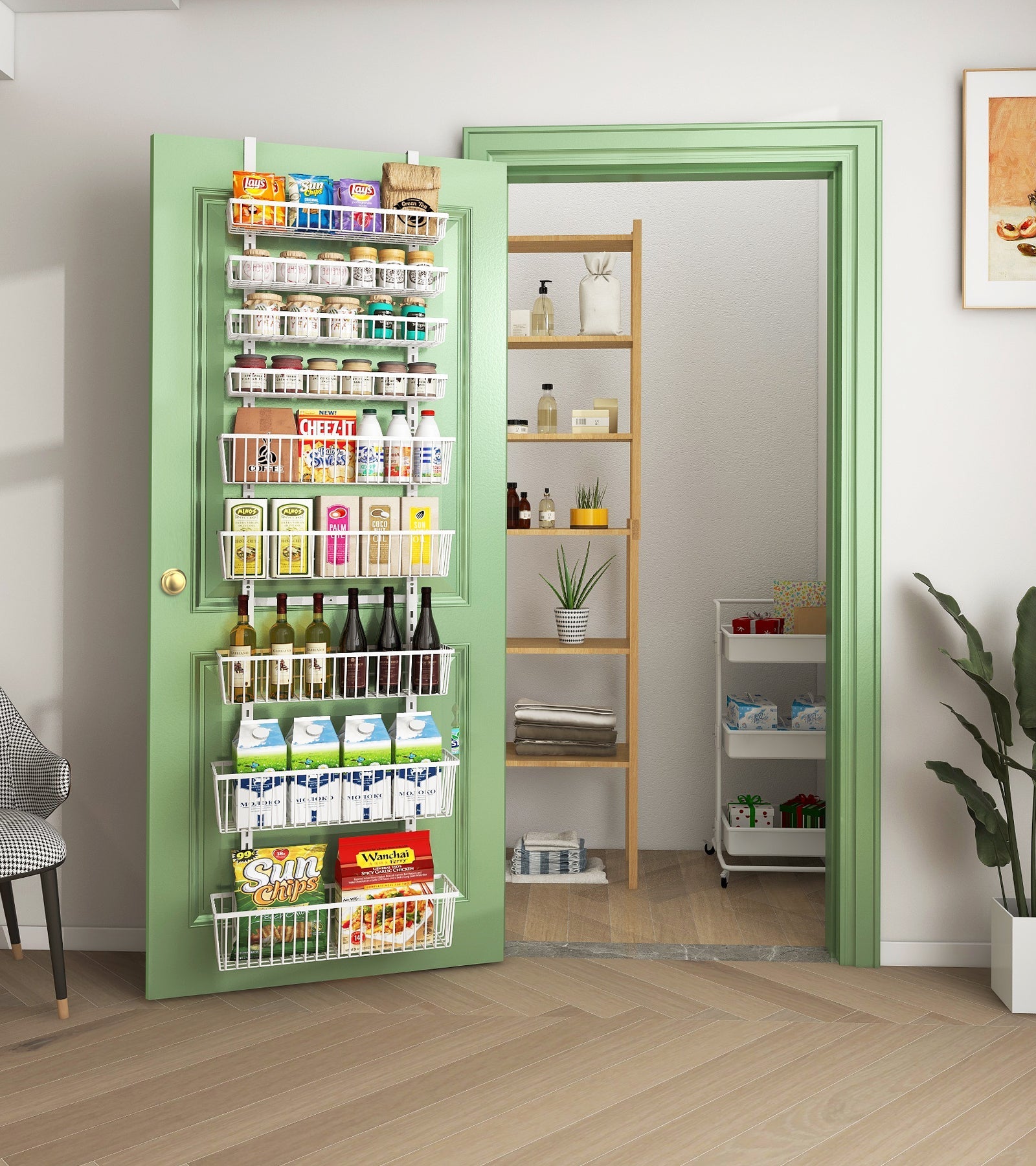 Mefirt over the door pantry organizer