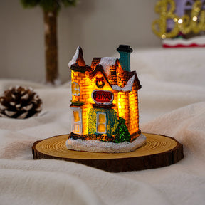 Handmade Glowing Christmas House