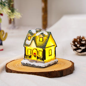 Handmade Glowing Christmas House