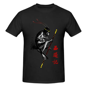 Black Myth : Wukong Men's Dark Gray Vintage T-Shirt - Embrace the Legend