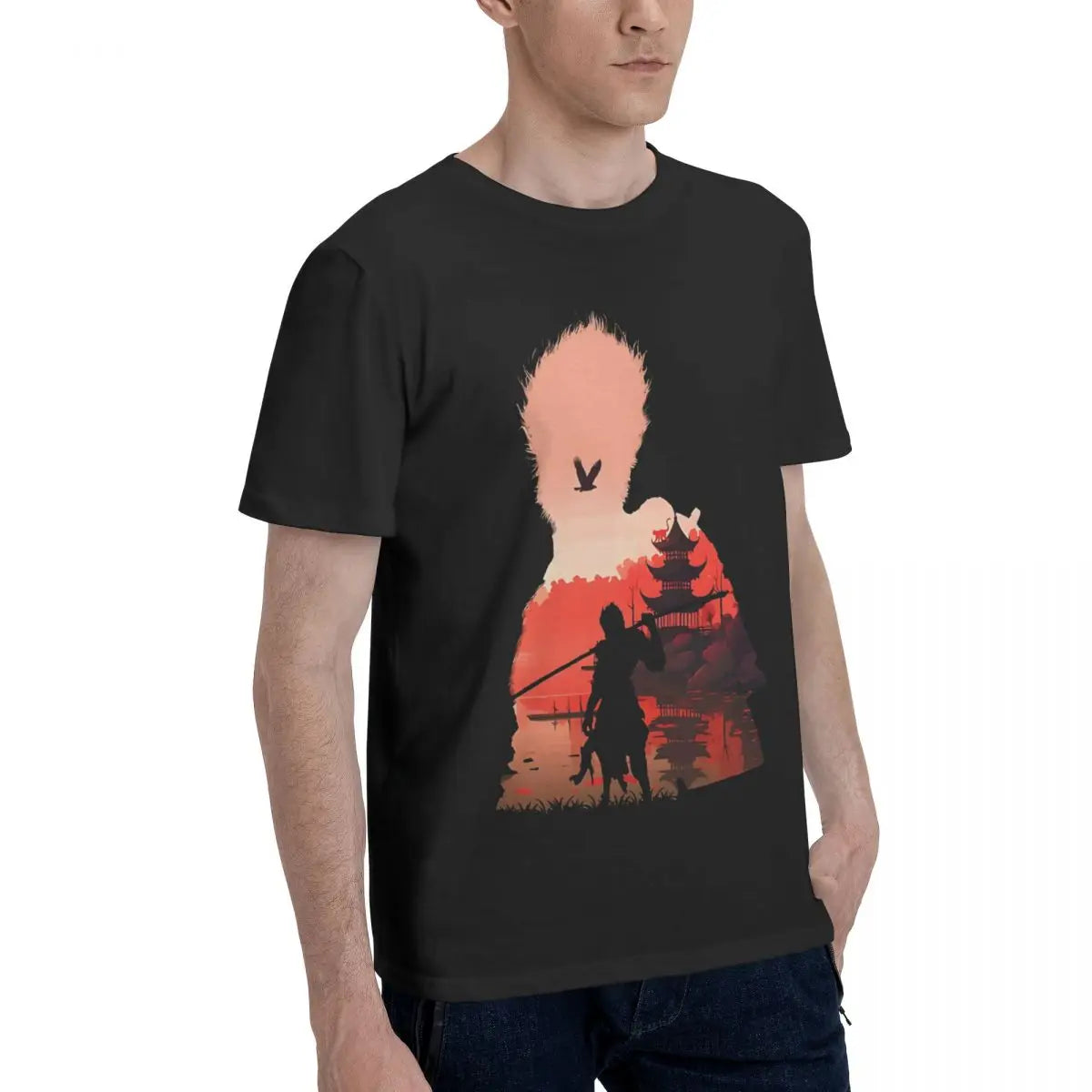 Black Myth : Wukong Silhouette Adventure T-Shirt - Royal Blue