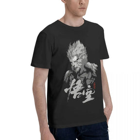 Black Myth : Wukong Men's Green Fierce Wukong T-Shirt - Ignite Your Inner Warrior