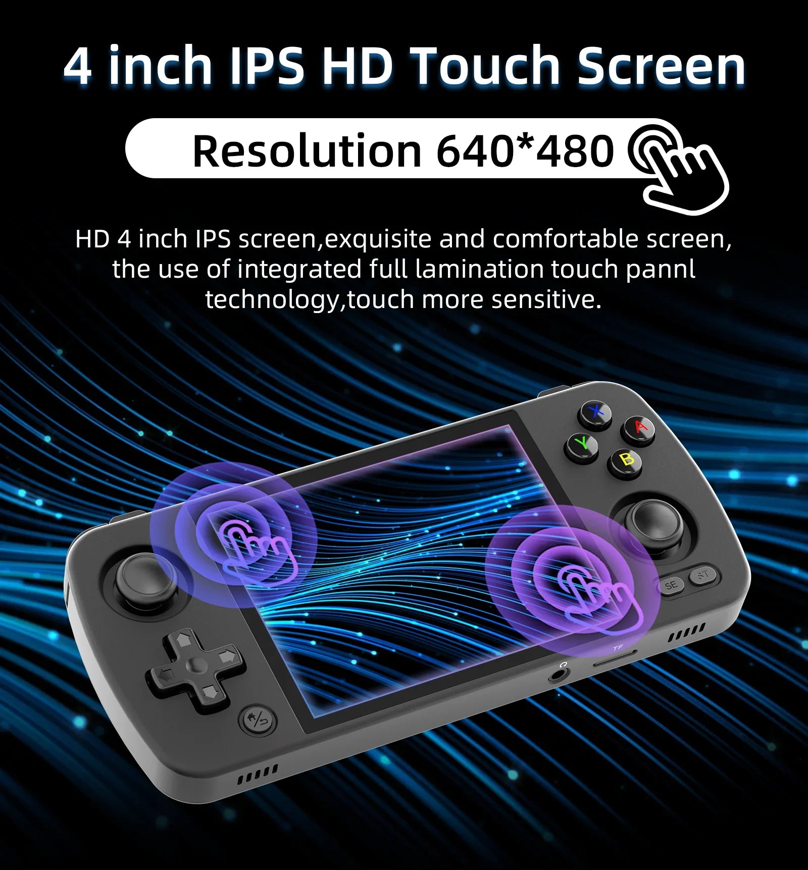 Gaming Console Elite Model 4 inch IPS Touch Screen