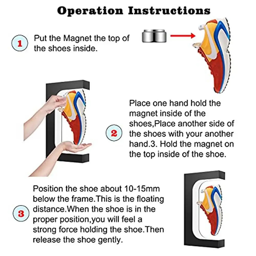 Magnetic Levitation Sneaker Rack Holder