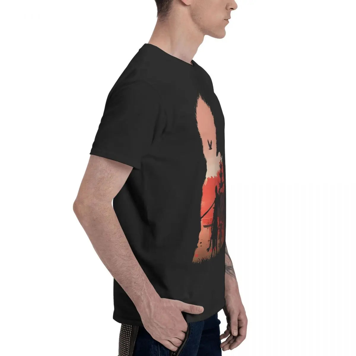 Black Myth : Wukong Silhouette Adventure T-Shirt - Royal Blue