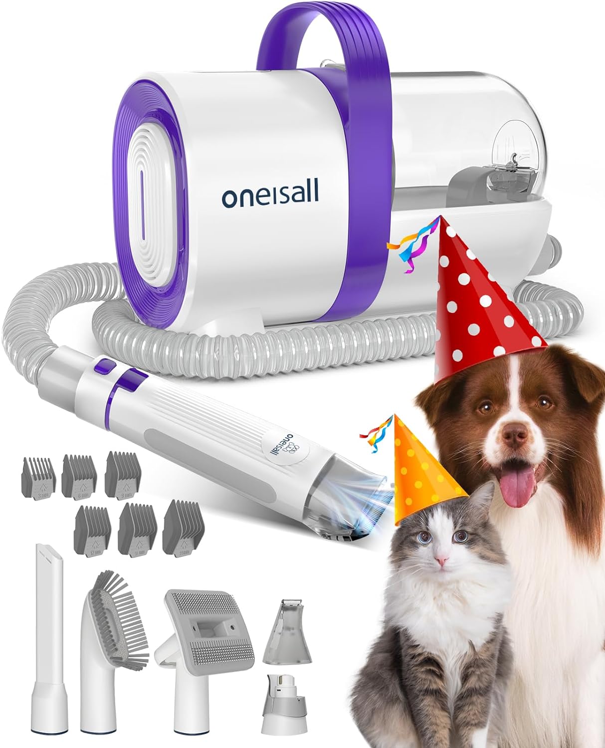 Hair Vacuum & pet Grooming Kit