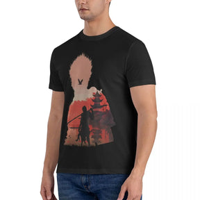 Black Myth : Wukong Silhouette Adventure T-Shirt - Royal Blue