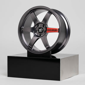 RAYS | TE37 VOLK RACING Platinum Grey | Red