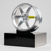 RAYS | TE37 VOLK RACING Diamond Silver | Yellow