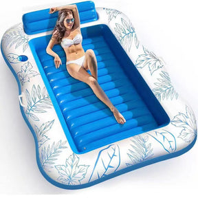 🥇Inflatable Floating Mattress Swimming Circle, Hot Summer Deals