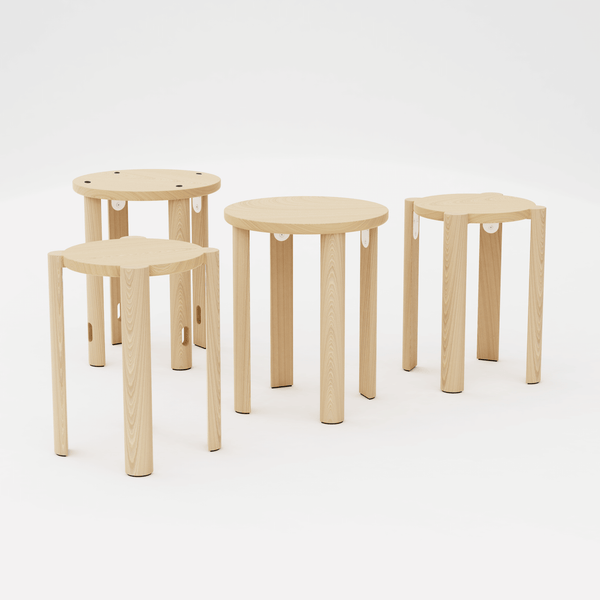 🌈Multi-stool side table