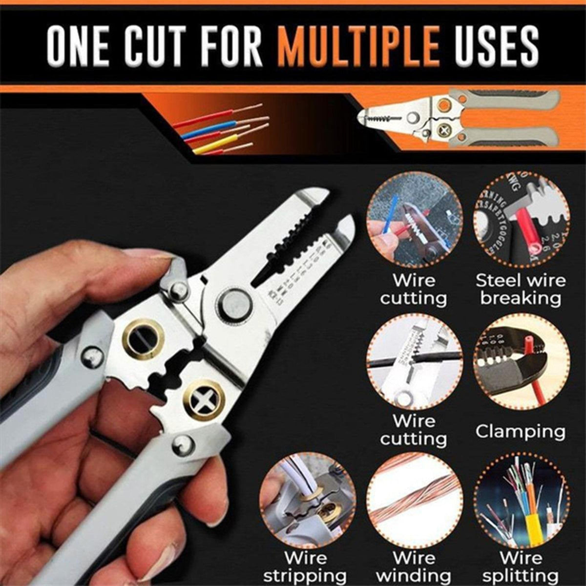 (🔥HOT SALE NOW - 48% OFF)- Multifunction Wire Plier Tool