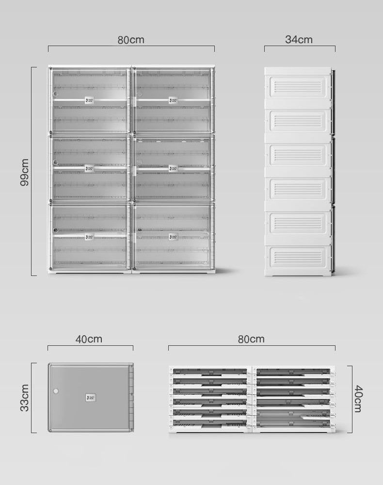 ✨Portable Dust-Free Shoe Rack Storage Box