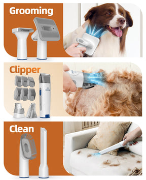 Hair Vacuum & pet Grooming Kit