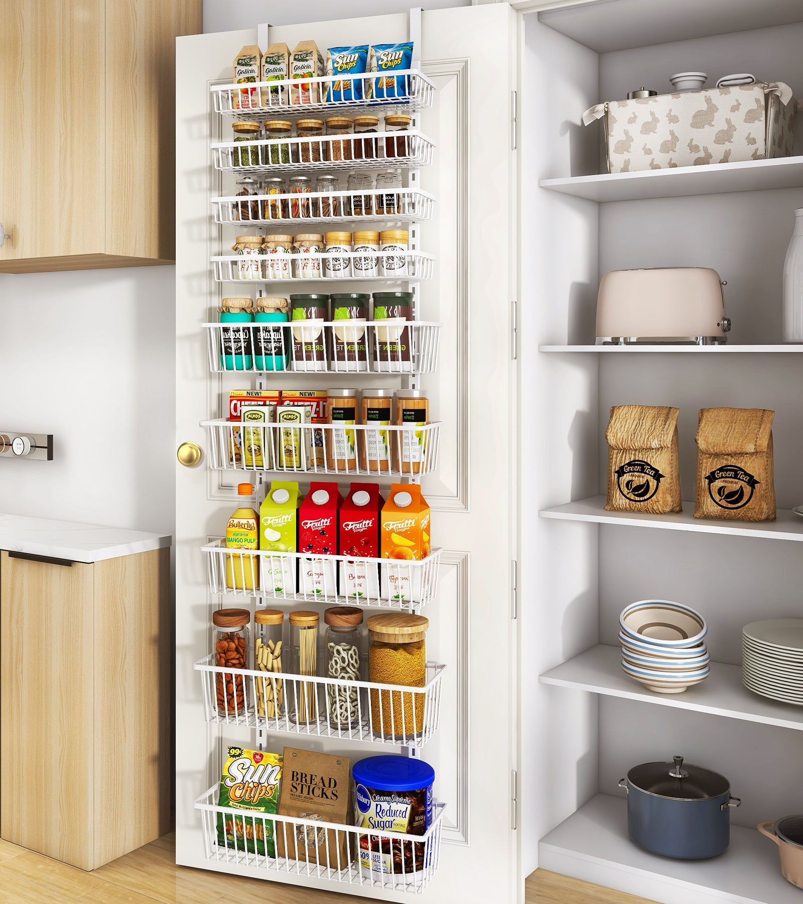 Mefirt over the door pantry organizer