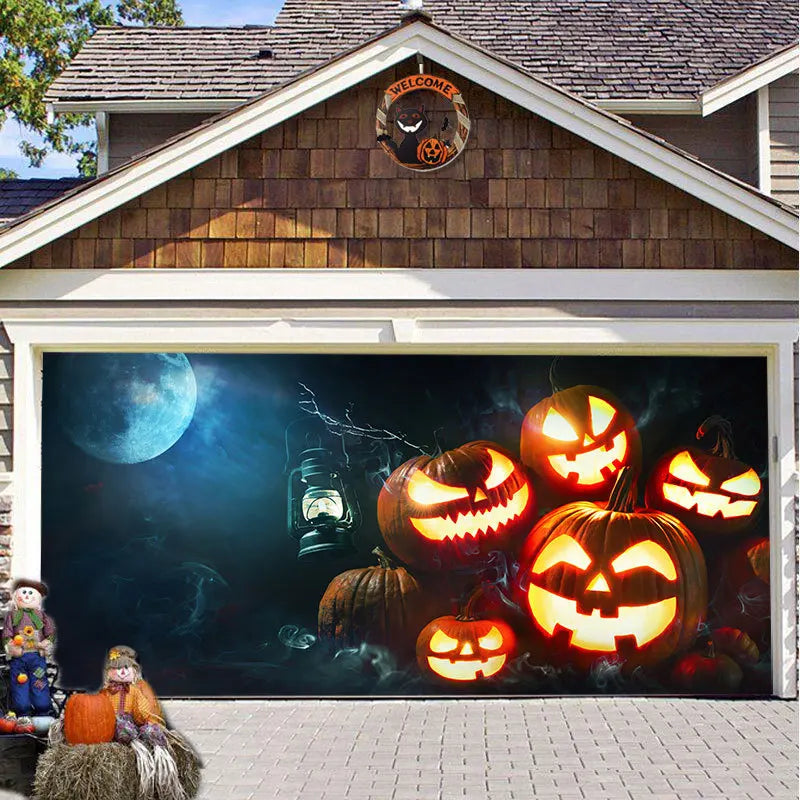 Spooky Garage Door Banners