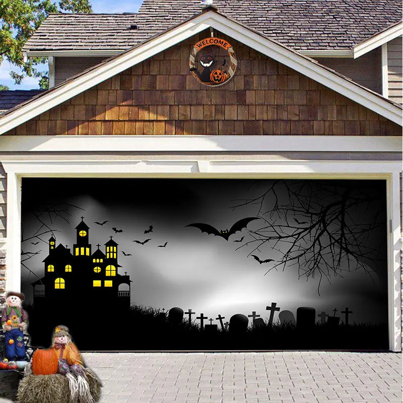 Spooky Garage Door Banners