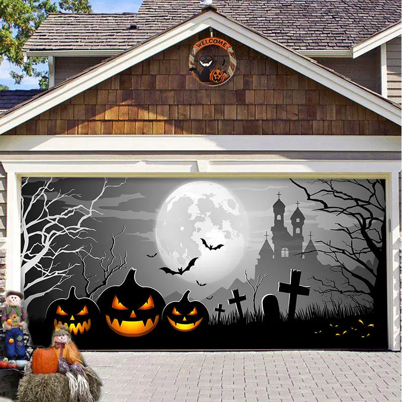 Spooky Garage Door Banners