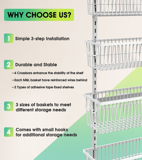 Mefirt over the door pantry organizer