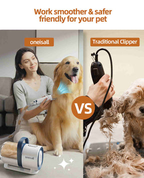 Hair Vacuum & pet Grooming Kit