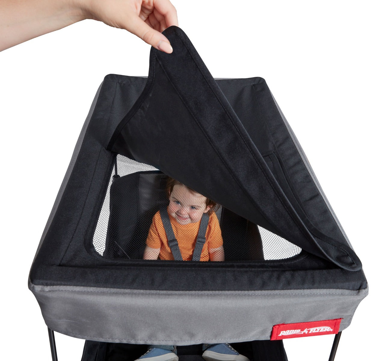 Trav'ler Stroll 'N Wagon™ with Protective Cover Peek-A-Boo Mesh Window