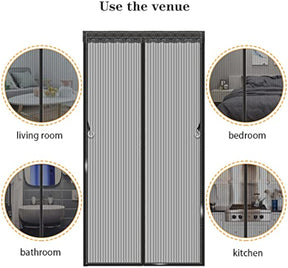 💪Magnetic Mesh Screen Door