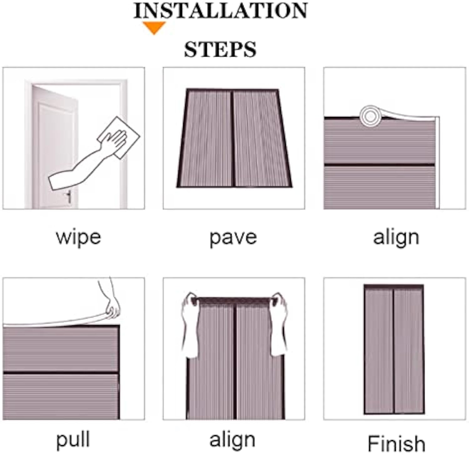 💪Magnetic Mesh Screen Door