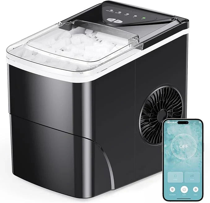 🥇Premium Countertop Ice Machine With its Own Ice Scooper and Basket